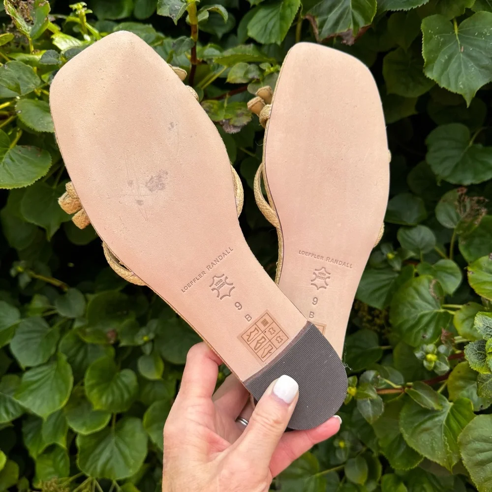 Loeffler Randall Hadley Natural Bow Sandal - Picture 10 of 14